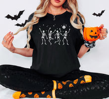Dancing Skeletons Halloween Tee
