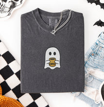 Coffee Ghost Embroidered T-shirt