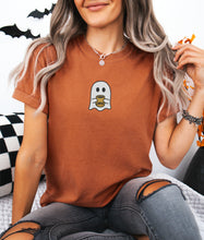 Coffee Ghost Embroidered T-shirt