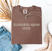 Pumpkin Spice Club Embroidered T-shirt