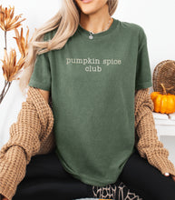 Pumpkin Spice Club Embroidered T-shirt