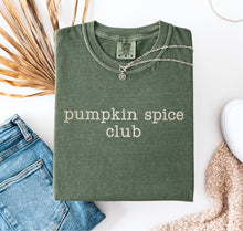 Pumpkin Spice Club Embroidered T-shirt