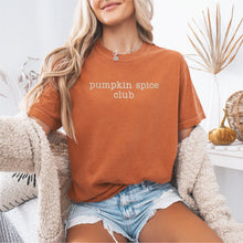 Pumpkin Spice Club Embroidered T-shirt