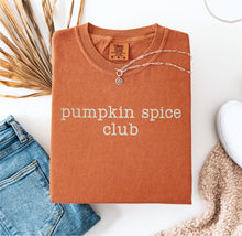 Pumpkin Spice Club Embroidered T-shirt