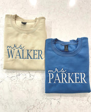 Custom Future Mrs. Embroidered Sweatshirt