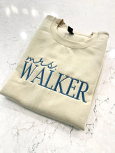 Custom Future Mrs. Embroidered Sweatshirt