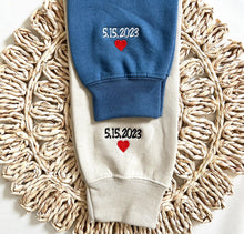 Custom Embroidered Sweatshirt with Sleeve Embroidery