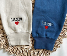 Custom Embroidered Sweatshirt with Sleeve Embroidery