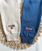 Custom Embroidered Sweatshirt with Sleeve Embroidery