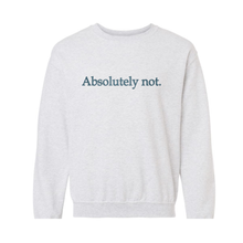 Absolutely Not sweatshirt — Ash Grey