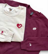 Couples Sweatshirt - Heart and Puzzle Piece