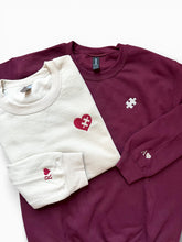 Couples Sweatshirt - Heart and Puzzle Piece