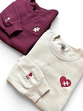 Couples Sweatshirt - Heart and Puzzle Piece
