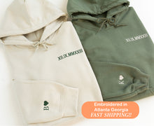 Custom Embroidered Roman Numeral Hoodie