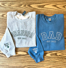 Grandpa or Dad Embroidered Sweatshirt