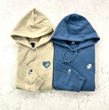 Heart and Puzzle Piece Couples Hoodies