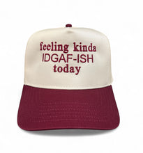 Feeling kinda IDGAF-ish today Snapback Hat