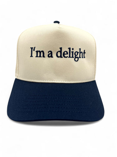 I'm A Delight Snapback Trucker Hat