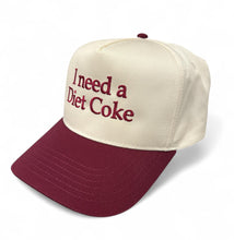 I Need A Diet Coke Snapback Trucker Hat