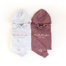 Mama Hoodie - Custom Embroidered Name. Mama, Grandma, etc.
