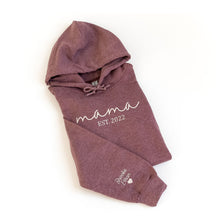 Mama Hoodie - Custom Embroidered Name. Mama, Grandma, etc.