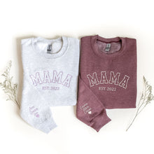 Custom Embroidered Mama Sweatshirt