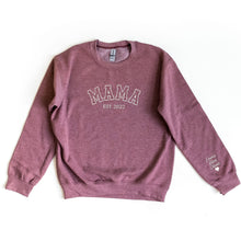 Custom Embroidered Mama Sweatshirt