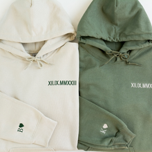 Custom Embroidered Roman Numeral Hoodie