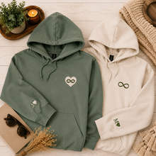 Couples Hoodies - Heart and Infinity Sign