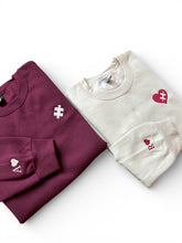 Couples Sweatshirt - Heart and Puzzle Piece