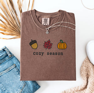 Cozy Season Embroidered T-shirt