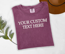 Embroidered Custom Text Here TShirt