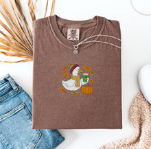 Fall Goose Embroidered T-shirt