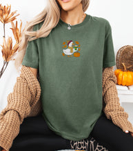 Fall Goose Embroidered T-shirt