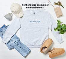 Embroidered Custom Text Here TShirt