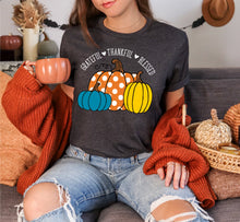 Grateful, Thankful, Blessed Pumpkin Tee