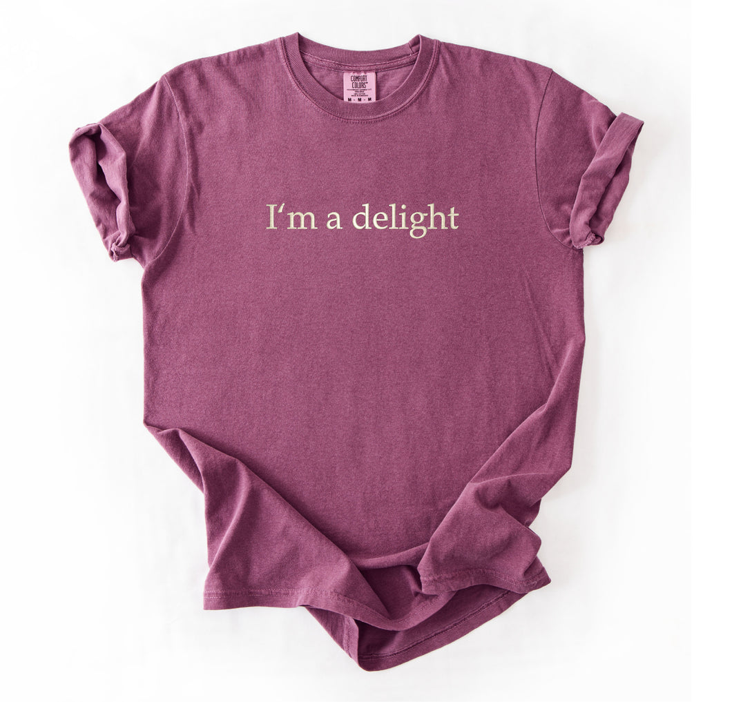 I'm A Delight Embroidered T-shirt