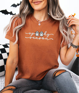 Spooky Season Embroidered T-shirt
