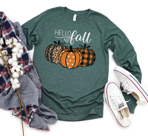 Three Pumpkins Long Sleeve - FINAL SALE