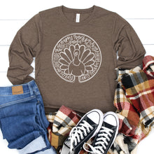 Thanksgiving Turkey Long Sleeve Tee