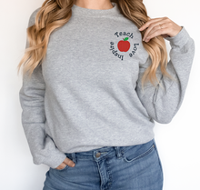Teach Love Inspire Embroidered Teacher Sweatshirt